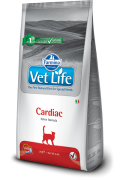 Farmina Vet Life Cardiac Диетическое питание для кошек для поддержания работы сердца при хронической сердечной недостаточности