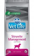 Farmina Vet Life Struvite Management Диета для собак при лечении уролитов в нижних отделах мочевыводящих путей. Рецидивы Мочекаменной болезни струвитного типа