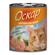 Оскар консервы Суфле из Мясного Ассорти для кошек 250г