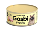 Gosbi Fresko для ПОЖИЛЫХ и СТЕРЕЛИЗОВАННЫХ кошек МЯСНОЙ ПИР паштет 70 g (ИСПАНИЯ)