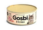Gosbi Fresko для кошек ПАШТЕТ с Индейкой и Ветчиной 70 гр (ИСПАНИЯ)