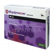  Марфлоксин 80мг Противомикробный пр-т широкого спектра действия  12 таб упаковка 