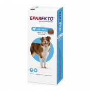 Бравекто для собак весом 20-40 кг, таб. 1000 мг Жевательная таблетка от клещей и блох 