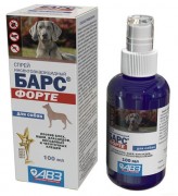 Барс Форте - Спрей инсектоакарицидный для собак, 100мл.