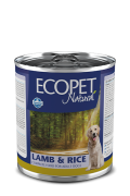 Farmina ECOPET NATURAL DOG LAMB & RICE Влажный корм Экопет нейчурал ягненок с рисом