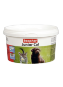 Beaphar Junior Cal 200 гр. Mинеpaльная дoбaвкa для щенков и котят, растущих собак и кошек, а также других животных c шepcтным покровом. 