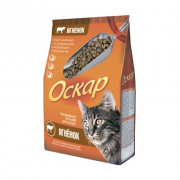 Оскар сухой корм для кошек с мясом ягненка