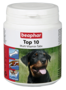 Beaphar Top 10 For Dogs 180 табл. Сбалансированный комплекс необходимых витаминов, минералов и микроэлементов